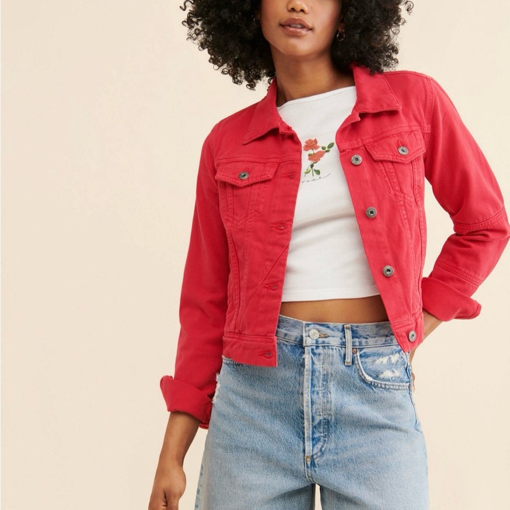 Free People Rumors Denim Jacket